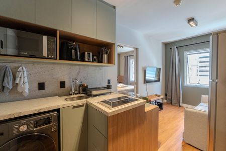 Sala de apartamento à venda com 1 quarto, 30m² em Consolação, São Paulo