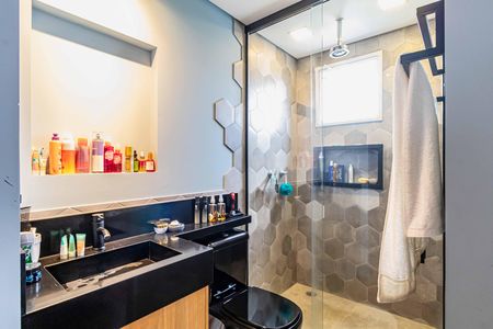Apartamento para alugar com 63m², 1 quarto e 1 vaga Apartamento para alugar com 63m², 1 quarto e 1 vagaBanheiro da Suíte