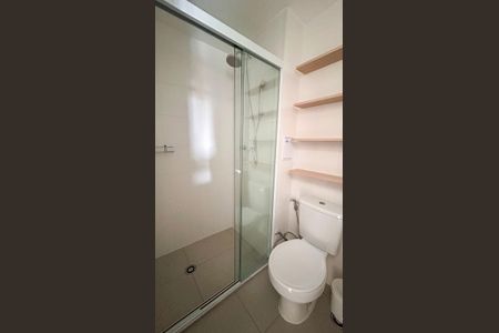 Studio para alugar com 25m², 1 quarto e sem vaga Studio para alugar com 25m², 1 quarto e sem vagaBanheiro