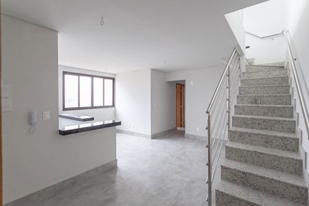 Sala/Cozinha de apartamento à venda com 3 quartos, 147m² em Caiçaras, Belo Horizonte