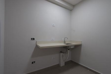 Studio - detalhe cozinha de kitnet/studio para alugar com 1 quarto, 32m² em Chácara Belenzinho, São Paulo