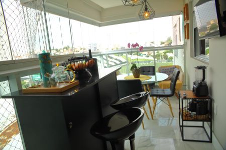 Apartamento à venda com 96m², 3 quartos e 2 vagasVaranda ( Gourmet) da Sala