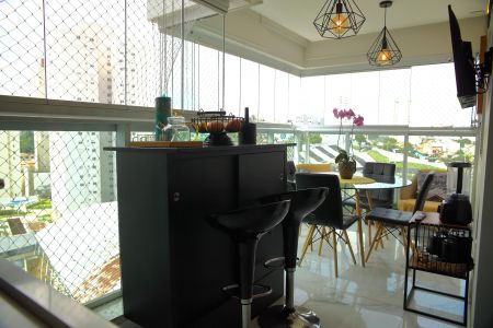 Apartamento à venda com 96m², 3 quartos e 2 vagasVaranda ( Gourmet) da Sala