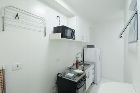 Apartamento para alugar com 24m², 1 quarto e sem vaga Apartamento para alugar com 24m², 1 quarto e sem vagaCozinha e Área de Serviço