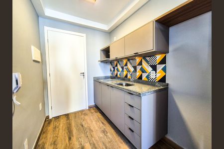 Cozinha de apartamento à venda com 1 quarto, 26m² em Higienópolis, São Paulo
