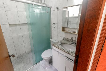 Casa de condomínio para alugar com 84m², 2 quartos e 2 vagas Casa de condomínio para alugar com 84m², 2 quartos e 2 vagasBanheiro da Suíte