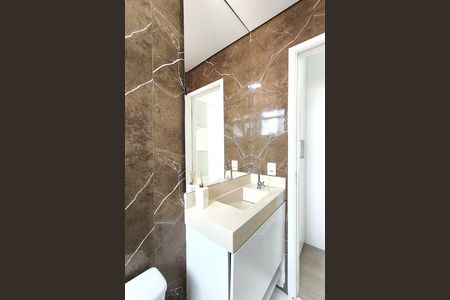 Casa de condomínio para alugar com 118m², 3 quartos e 2 vagasBanheiro da Suíte