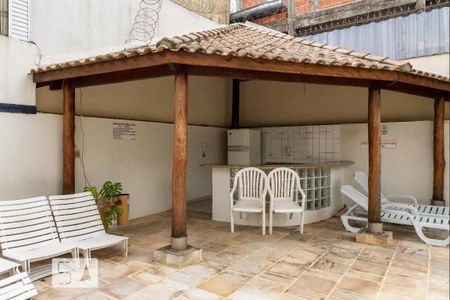 Apartamento para alugar com 37m², 1 quarto e 1 vaga Apartamento para alugar com 37m², 1 quarto e 1 vagaÁrea comum - Churrasqueira