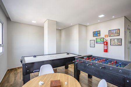 Apartamento à venda com 59m², 2 quartos e 1 vagaÁrea comum - Salão de jogos