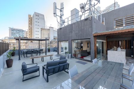 Apartamento para alugar com 44m², 1 quarto e sem vaga Apartamento para alugar com 44m², 1 quarto e sem vagaÁrea comum - Churrasqueira