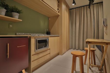 Studio para alugar com 21m², 1 quarto e sem vaga Studio para alugar com 21m², 1 quarto e sem vagaCozinha