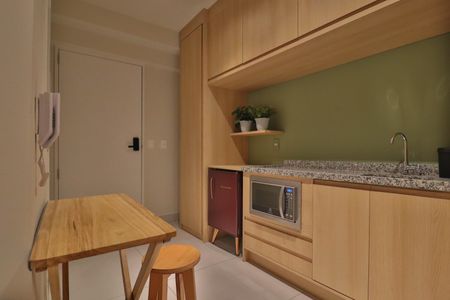 Studio para alugar com 21m², 1 quarto e sem vaga Studio para alugar com 21m², 1 quarto e sem vagaCozinha