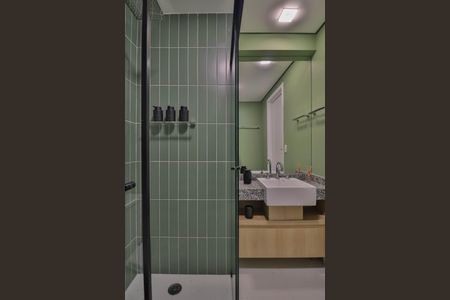 Studio para alugar com 21m², 1 quarto e sem vaga Studio para alugar com 21m², 1 quarto e sem vagaBanheiro