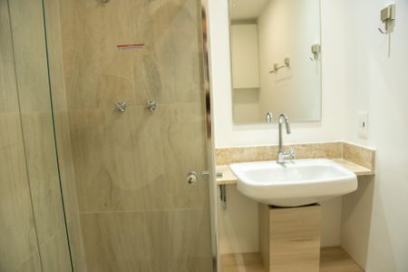 Studio para alugar com 26m², 1 quarto e sem vaga Studio para alugar com 26m², 1 quarto e sem vagaBanheiro