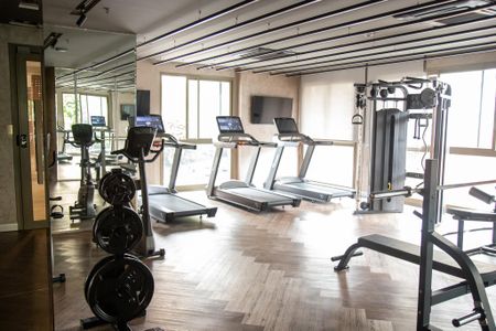 Studio para alugar com 26m², 1 quarto e sem vaga Studio para alugar com 26m², 1 quarto e sem vagaAcademia