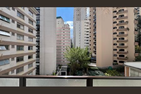 Apartamento para alugar com 58m², 1 quarto e 1 vagaSacada da suite 