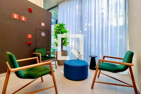 Apartamento para alugar com 25m², 0 quarto e sem vaga Apartamento para alugar com 25m², 0 quarto e sem vagaHall Social Bloco