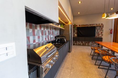 Studio para alugar com 28m², 1 quarto e sem vaga Studio para alugar com 28m², 1 quarto e sem vagaÁrea comum - Churrasqueira