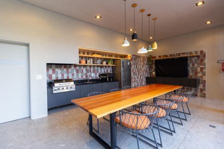 Studio para alugar com 28m², 1 quarto e sem vaga Studio para alugar com 28m², 1 quarto e sem vagaÁrea comum - Churrasqueira