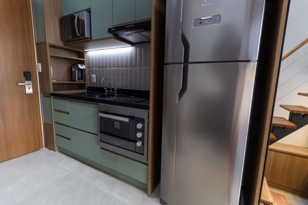 Studio para alugar com 28m², 1 quarto e sem vaga Studio para alugar com 28m², 1 quarto e sem vagaCozinha