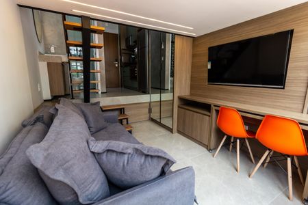 Studio para alugar com 28m², 1 quarto e sem vaga Studio para alugar com 28m², 1 quarto e sem vagaStúdio Sala