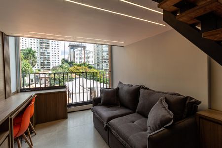 Studio para alugar com 28m², 1 quarto e sem vaga Studio para alugar com 28m², 1 quarto e sem vagaStúdio Sala