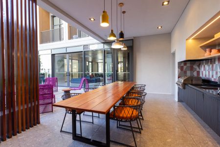 Studio para alugar com 28m², 1 quarto e sem vaga Studio para alugar com 28m², 1 quarto e sem vagaÁrea comum - Churrasqueira