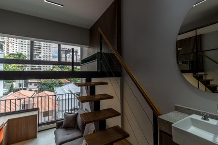 Studio para alugar com 28m², 1 quarto e sem vaga Studio para alugar com 28m², 1 quarto e sem vagaStúdio Mezanino