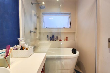 Casa de condomínio para alugar com 162m², 2 quartos e 1 vagaBanheiro da Suíte