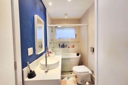 Casa de condomínio para alugar com 162m², 2 quartos e 1 vagaBanheiro da Suíte