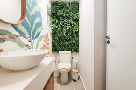 Casa de condomínio para alugar com 162m², 2 quartos e 1 vagaLavabo