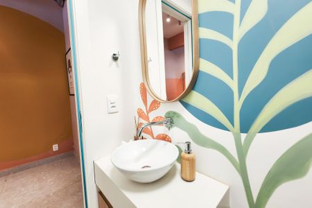 Casa de condomínio para alugar com 162m², 2 quartos e 1 vagaLavabo