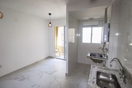 Apartamento para alugar com 37m², 2 quartos e 1 vagaCozinha e Área de Serviço