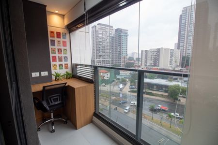 Studio para alugar com 28m², 1 quarto e sem vagaVaranda
