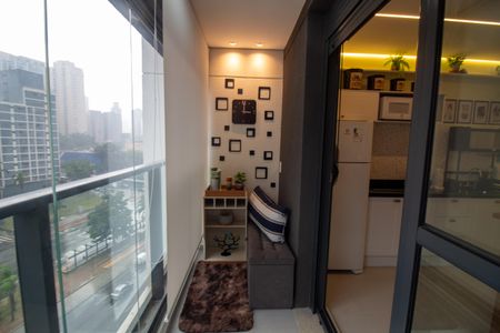 Studio para alugar com 28m², 1 quarto e sem vagaVaranda