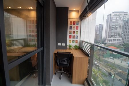 Studio para alugar com 28m², 1 quarto e sem vagaVaranda