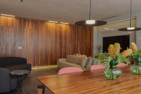 Apartamento para alugar com 134m², 2 quartos e 2 vagasSala