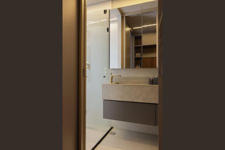 Apartamento para alugar com 134m², 2 quartos e 2 vagasBanheiro da suite