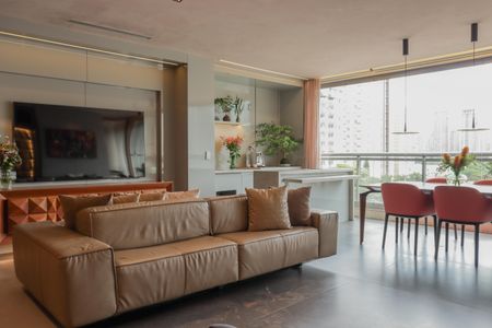 Apartamento para alugar com 134m², 2 quartos e 2 vagasSala