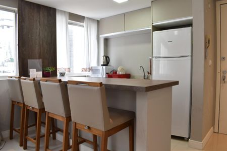 Apartamento para alugar com 38m², 1 quarto e sem vagaCozinha com Bancada