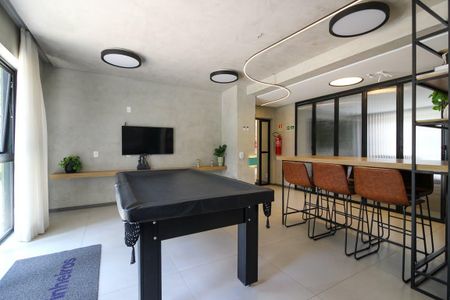 Studio à venda com 27m², 1 quarto e sem vagaÁrea comum - Jogos/Coworking