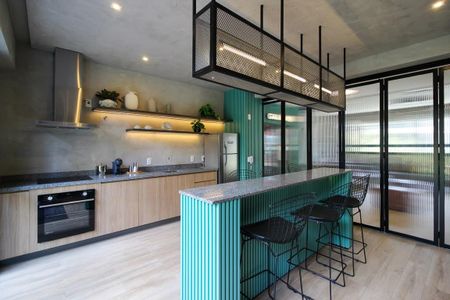 Studio à venda com 27m², 1 quarto e sem vagaÁrea comum - Salão de festas/Gourmet