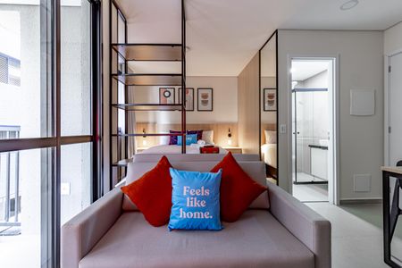 Apartamento para alugar com 28m², 1 quarto e sem vaga