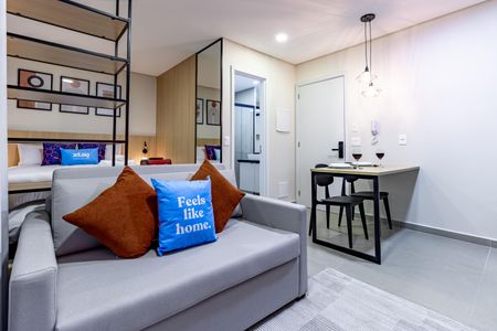 Apartamento para alugar com 28m², 1 quarto e sem vaga