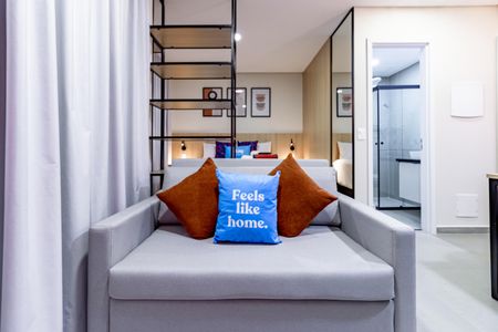 Apartamento para alugar com 28m², 1 quarto e sem vaga