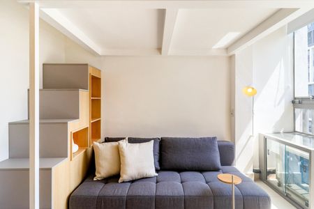 Studio para alugar com 29m², 1 quarto e sem vagaSala/Quarto