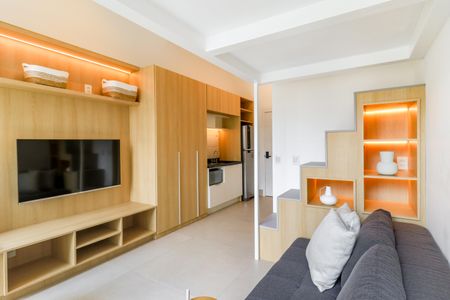 Studio para alugar com 29m², 1 quarto e sem vagaSala/Quarto