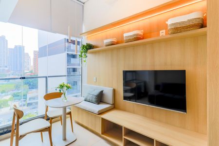 Studio para alugar com 29m², 1 quarto e sem vagaSala/Quarto