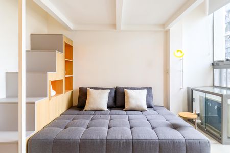 Studio para alugar com 29m², 1 quarto e sem vagaSala/Quarto