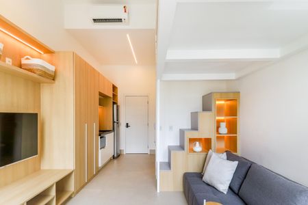 Studio para alugar com 29m², 1 quarto e sem vagaSala/Quarto
